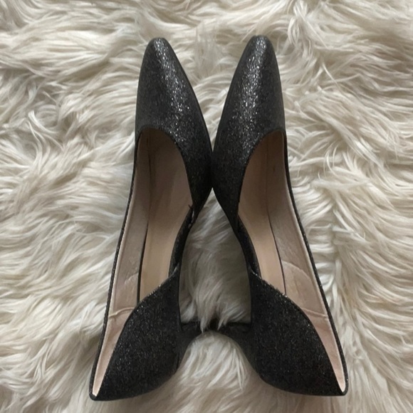 LifeStride Women’s Pointed Toe Formal Wear Black&Silver Shimmer Pump Heel Size 9 - Picture 5 of 11